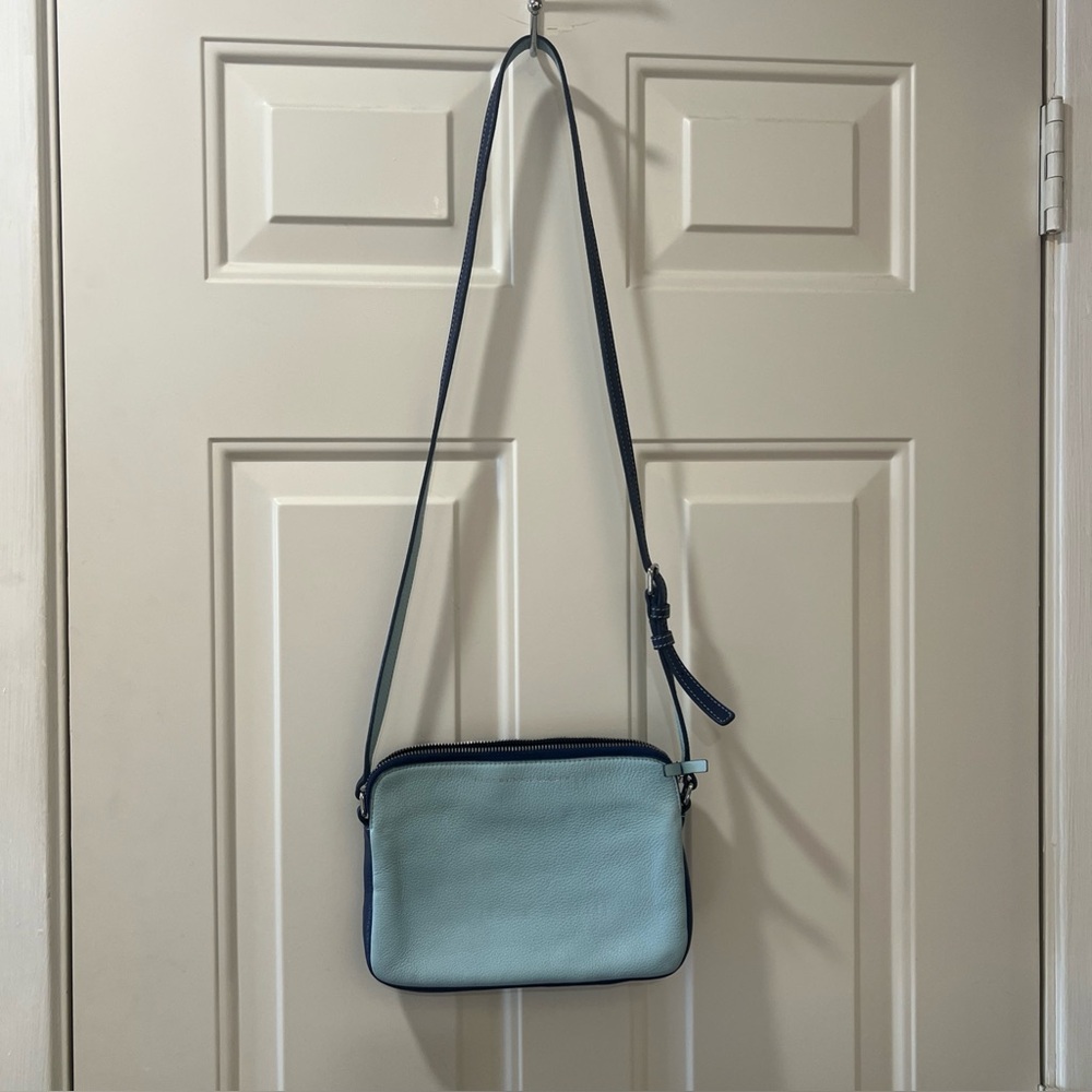 Marc By Marc Jacobs  Light Blue Soft Leather Women’s Crossbody Shoulder Bag
